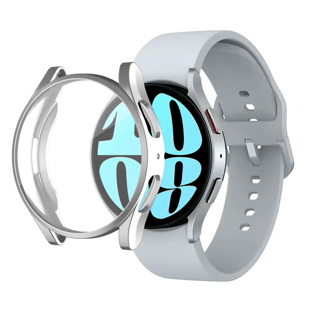 Case for Samsung Galaxy watch 6 44mm 40mm 4/5 Accessories TPU bumper Screen protector all-around Shell film Galaxy watch 6 cover