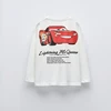 Spring Fall Kids Clothing Long Sleeve Tees Tops Printed Cartoon Car Baby Boys Crewneck Pullover Base Shirt Children's Clothes 5