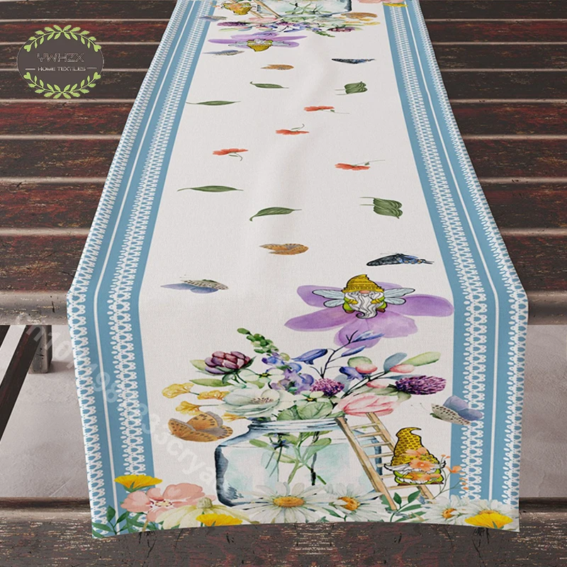 

Light Luxury Table Runner Holiday Dining Table Party Decoration Anti-stain Rectangular Tables Flag Wedding Modern Home Decor