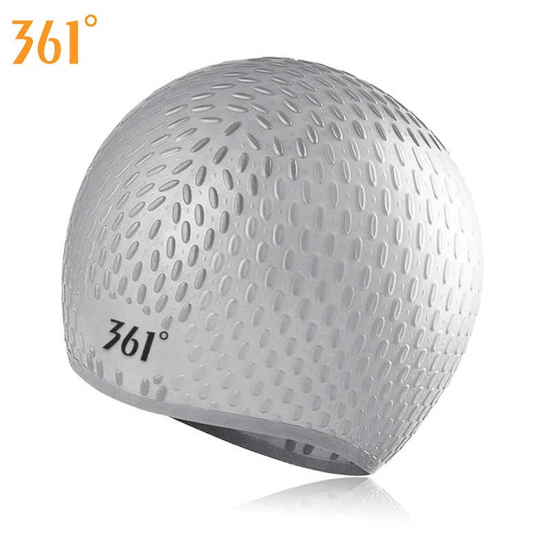 361 °Women Men Waterproof Plus Size Colorful Long Hair Water Sports High Elastic Swim Caps Bathing Beach Surfing Diving Hat