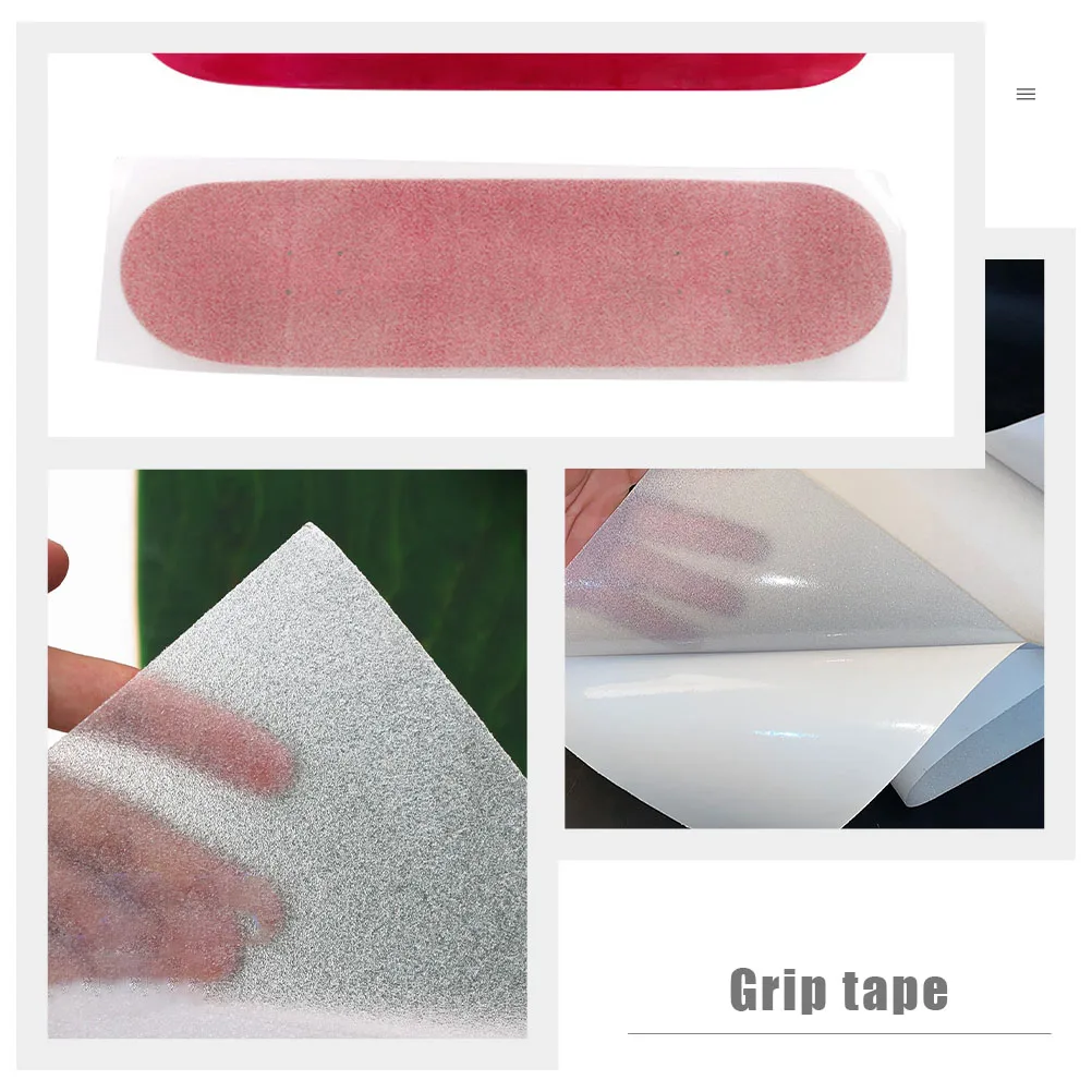 Skateboard Grip Tape Anti Skid Roller 1Pc Self Adhesive Sandpaper Decorative Sheet For Accessories Skateboard Accessories