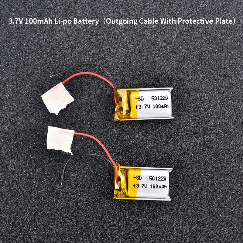 3.7V 100mAh LiPo 1S Polymer Rechargeable Battery Anki Overdrive Headset 1pcs