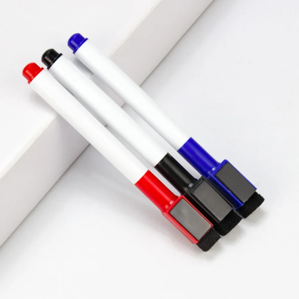 

9 Pcs Dry Erase Pen Magnetic Marker Portable Whiteboard Markers Household Convenient Plastic Erasable Pens Multicolor