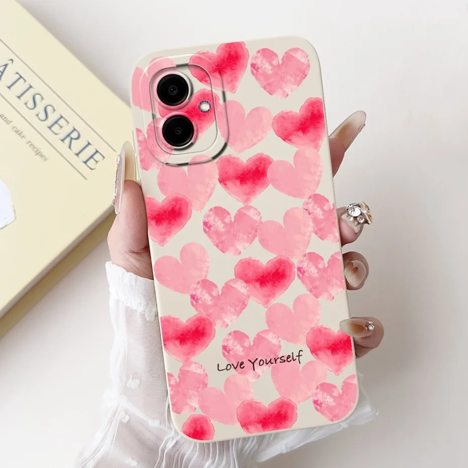 Beautiful Floral Phone Case - Soft Silicone Shockproof Cover with Bumpers