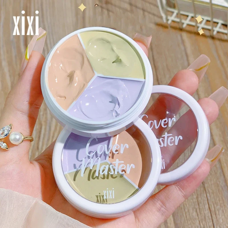 3 Color Concealer Palette Makeup Foundation Cream Waterproof Long Lasting Contour Palette Cover Dark Circles Acne Marks Brighten face concealer palette color concealer concealer cream foundation concealer face concealer