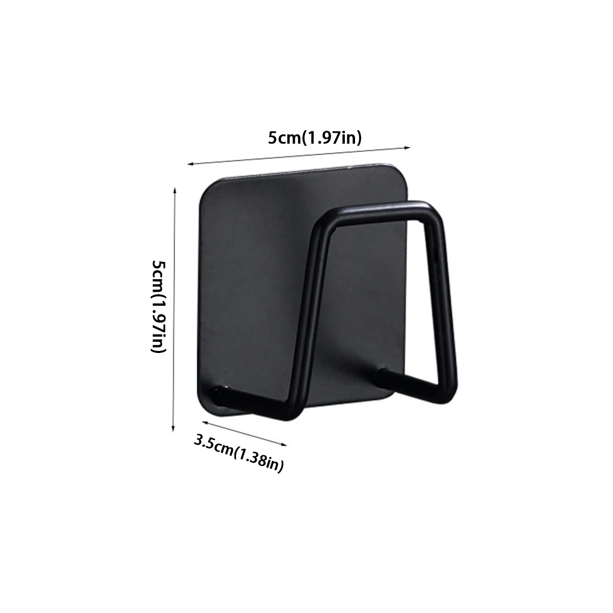 Space Saving Kitchen Stainless Steel Storage Hooks Nail-Free Installation for Hanging Cutting Boards and Pot Lids