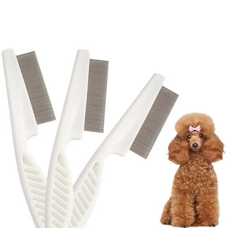 Curated visual reference: Visual Reference: Professional Flea Comb For Dogs And Cats Effective Grooming Tool
