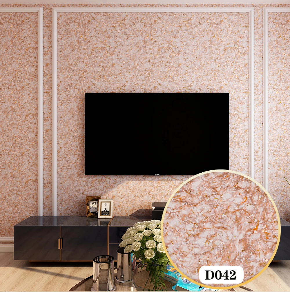 D042 Silk Plaster Liquid Wallpaper Wall Grace Coating Covering Paper