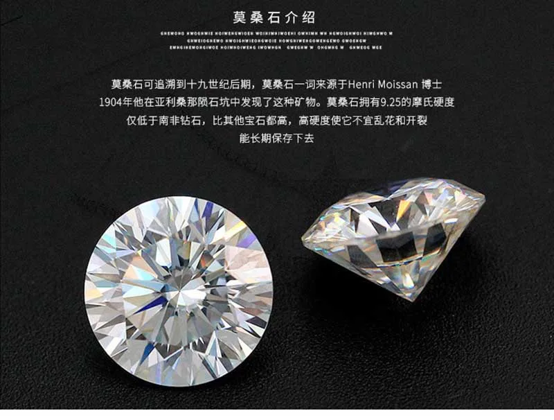 Hiphop 1,2 ct echte d Farbe vvs1 moissan ite Ohr stecker für Frauen Männer 925 Sterling Silber Diamant Ohrringe bestanden Test positiv – Detail 2
