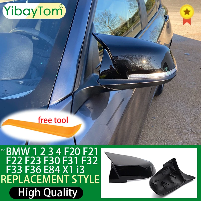 

Чехол для бокового зеркала заднего вида BMW 1 2 3 4 X Series F20 F21 F22 F23 F30 F32 F36 X1 E84 F87 M2 аксессуары с узором из углеродного волокна