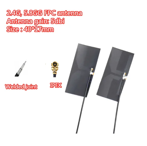 

2.4G 5.8G dual frequency high gain omnidirectional antenna WiFi module built-in FPC antenna