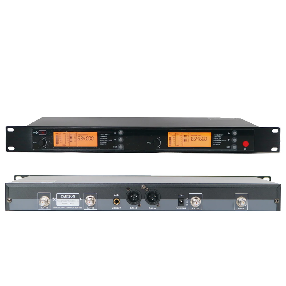 Pro SKM 9000 Limited Edition Two Handheld Wireless Audio Digital Microphone System EM9000