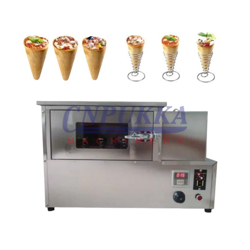 12pcs/batch Stainless Steel Cone Pizza Rotary Oven Kono Cone Pizza Baking Machine 110V 220V Rotating Oven