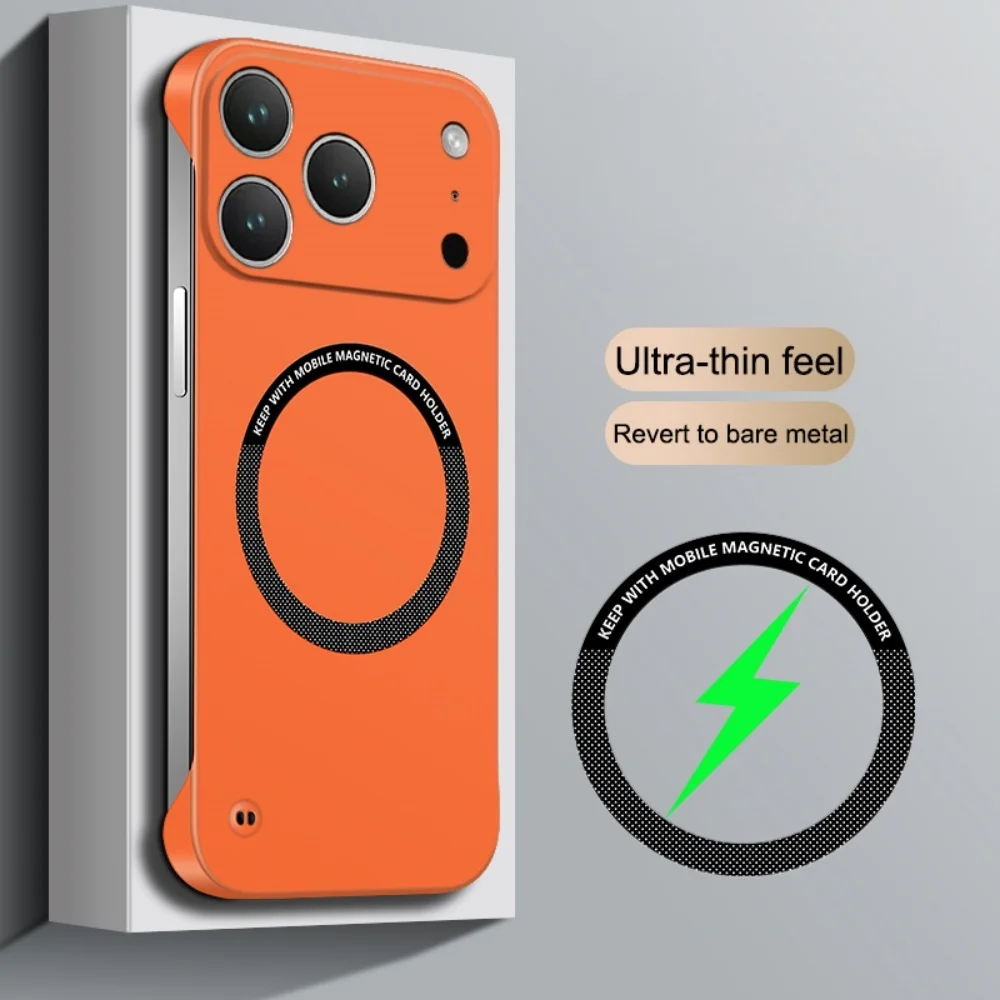 Ultra Thin Frameless Magnetic Hard Case with Matte Finish
