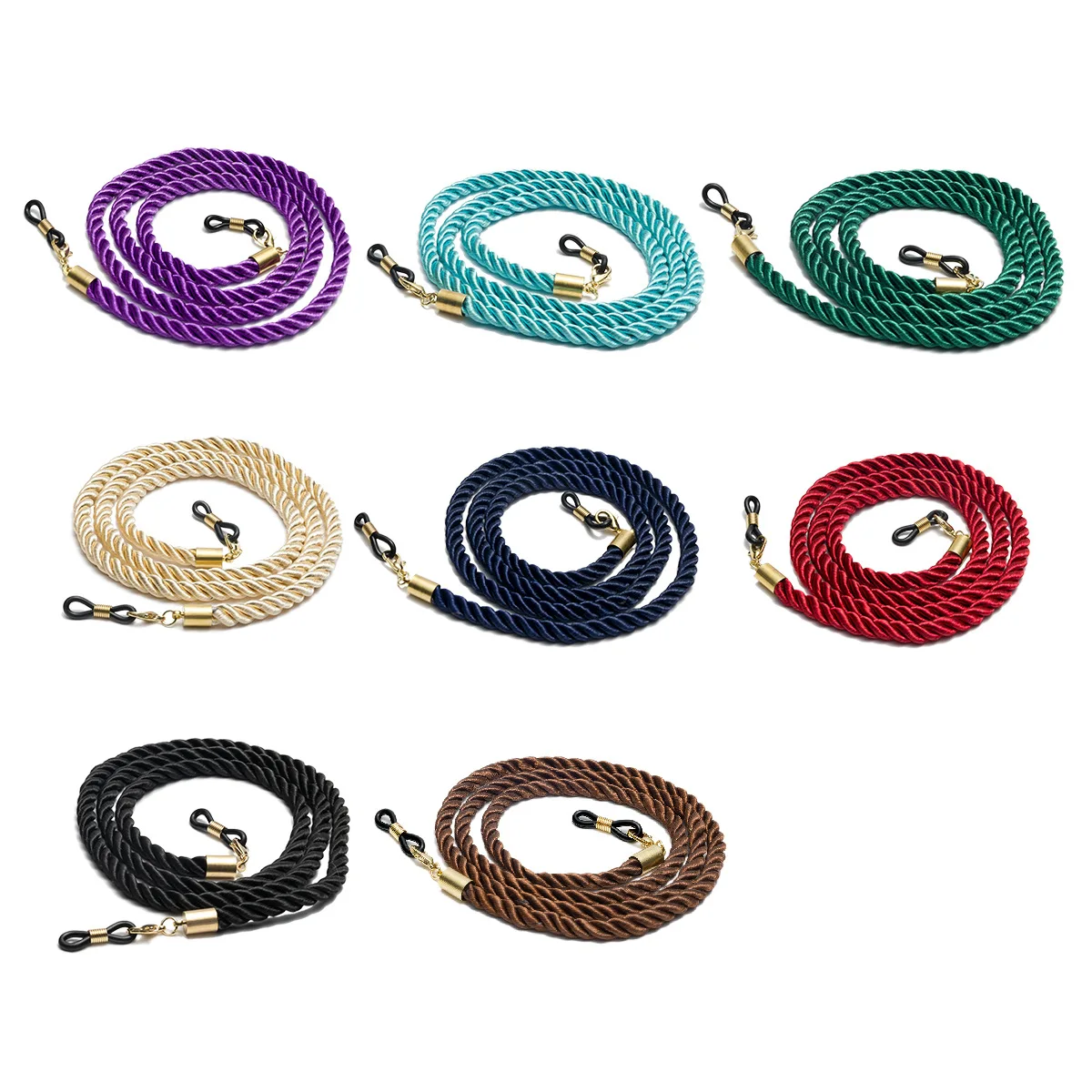 New Fashion Glasses Chain Anti-lost Fabric Sunglasses Lanyard Holder Mask Strap Holder Neck Cord Eyewear Chain Jewelry Gift 2