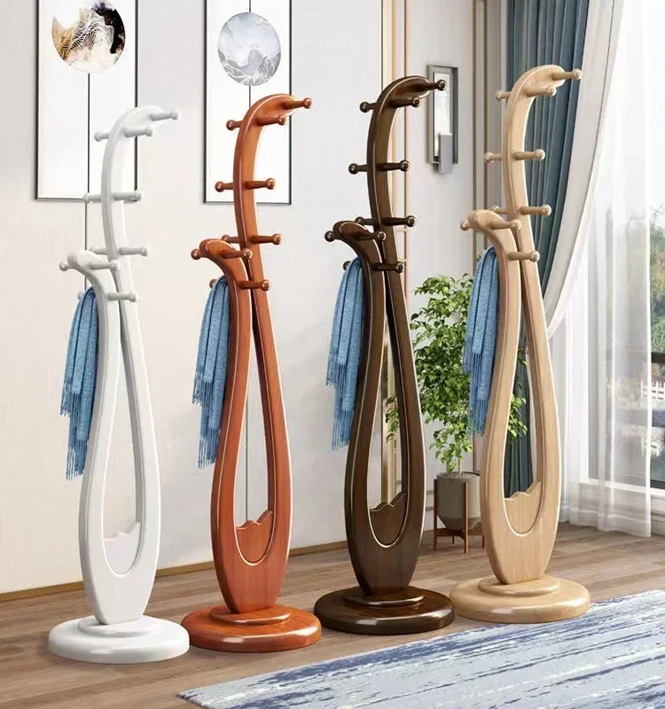 

Solid wood clothes rack, clothes rack, Chinese style clothes rack, floor stand, bedroom minimalist living room creative storage
