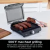 Smokeless Indoor Grill&Griddle,14'' Interchangeable Nonstick Plates,Dishwasher-Safe Removable Mesh Lid,Even Edge-to-Edge Cooking 3