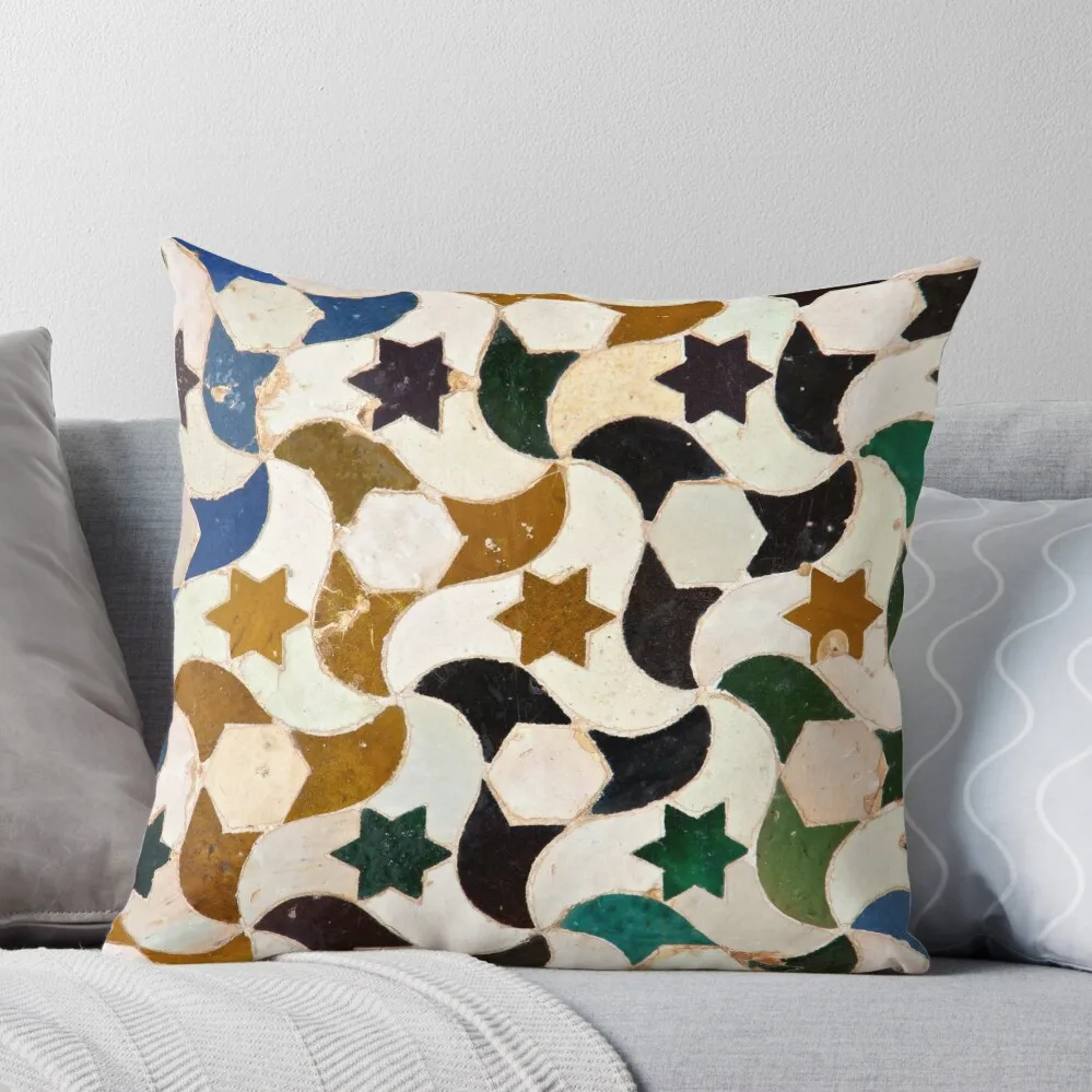 

Alhambra azulejos Throw Pillow Christmas Pillow Covers Embroidered Cushion Cover Couch Pillows Rectangular Cushion Cover