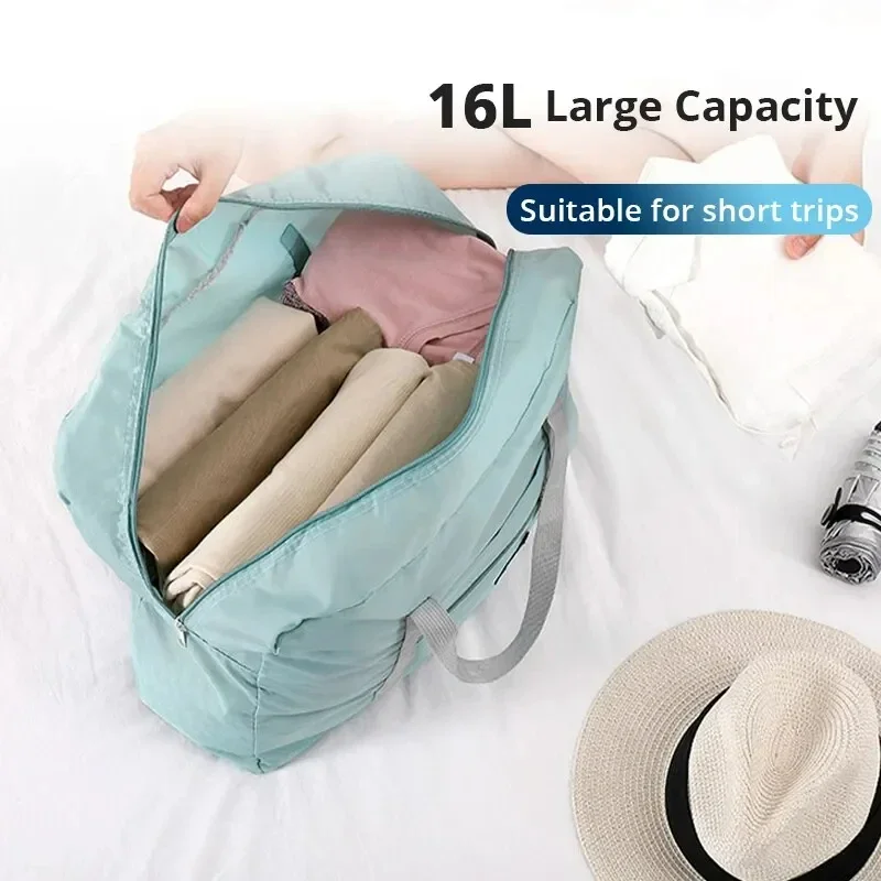 Travel Duffel Bag 2 Pack Foldable Travel Duffel Bag for Airlines Carry on Weekender Overnight Hospital Tote Gym Women Men