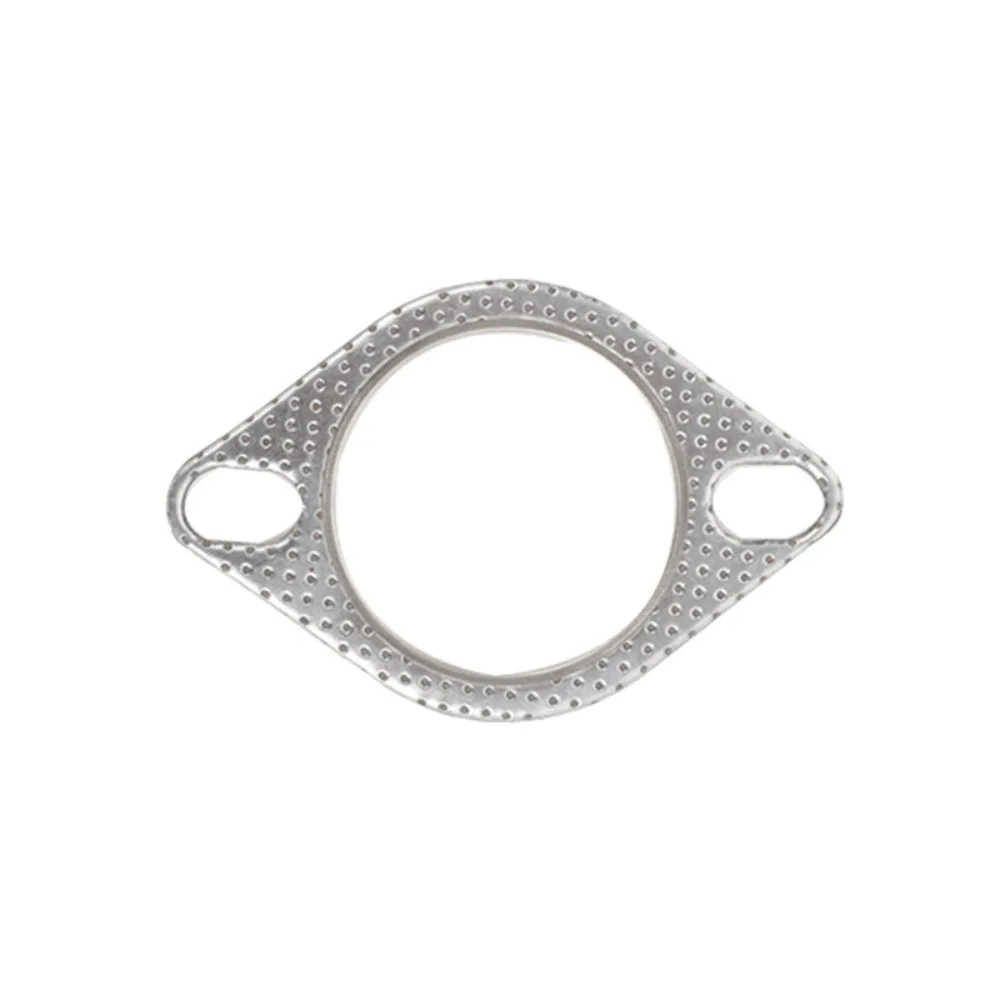 2pcs Universal Ultra Seal Car Exhaust Gasket Two Holes 2/2.5/3 Inch Exhaust Downpipe Gasket Muffler