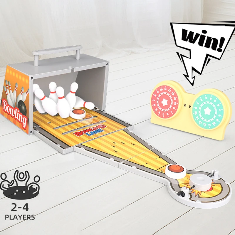 Children Bowling Game Set Bowling Supplies Sports Soccer Board Game With Storage Function Parent Child Interactive Sport