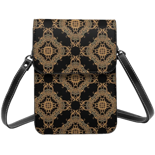 Designer greek key pattern for iPad mini case with circle monogram