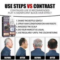 Tueur de cheveux blancs, élimine les cheveux gris et restaure la coloration naturelle des cheveux en 7 jours 6