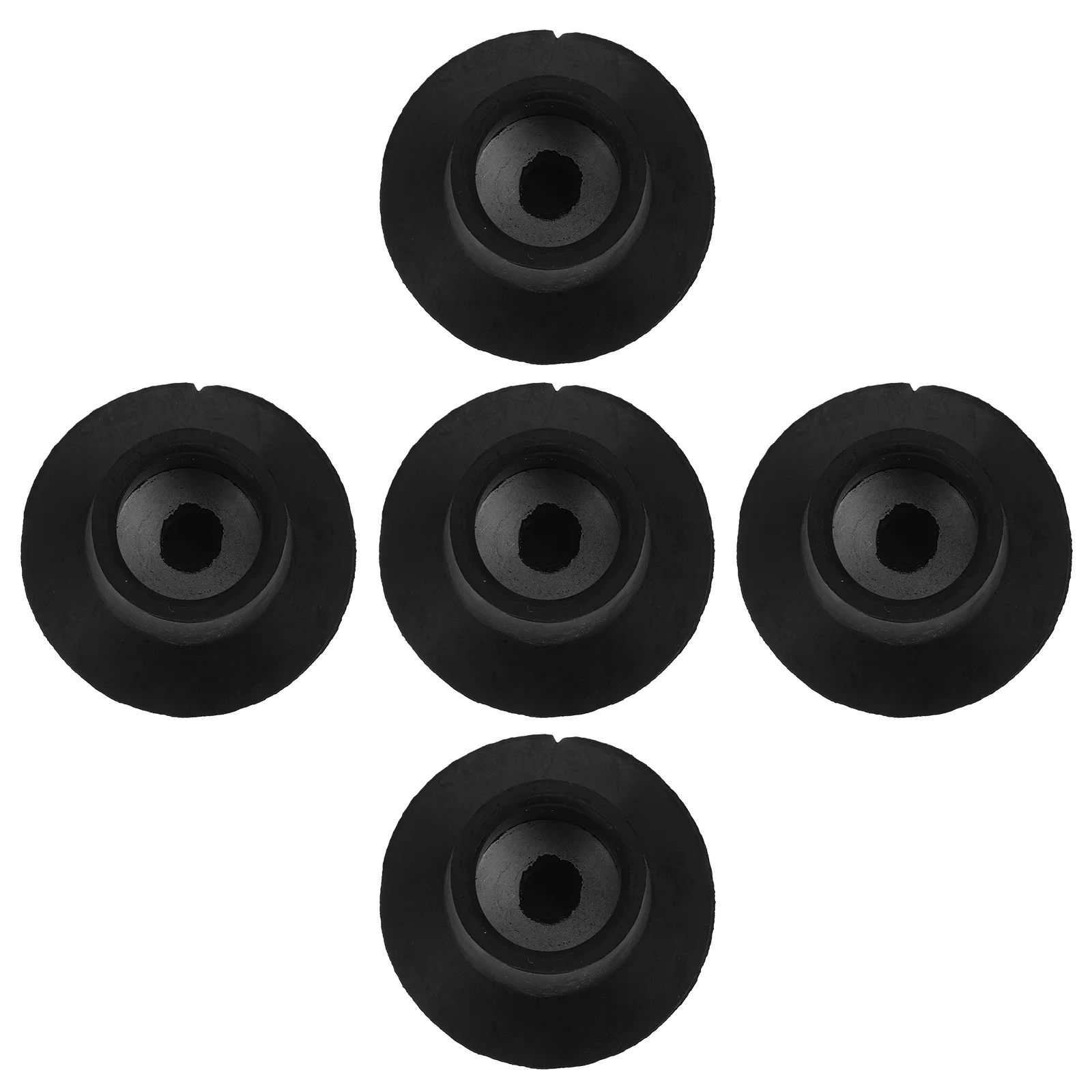 

5 Pcs Trampoline Foot Mat Cover Non-slip Furniture Pads Wear-resistant Replacement Replaceable Anti Slide Rubber for Leg