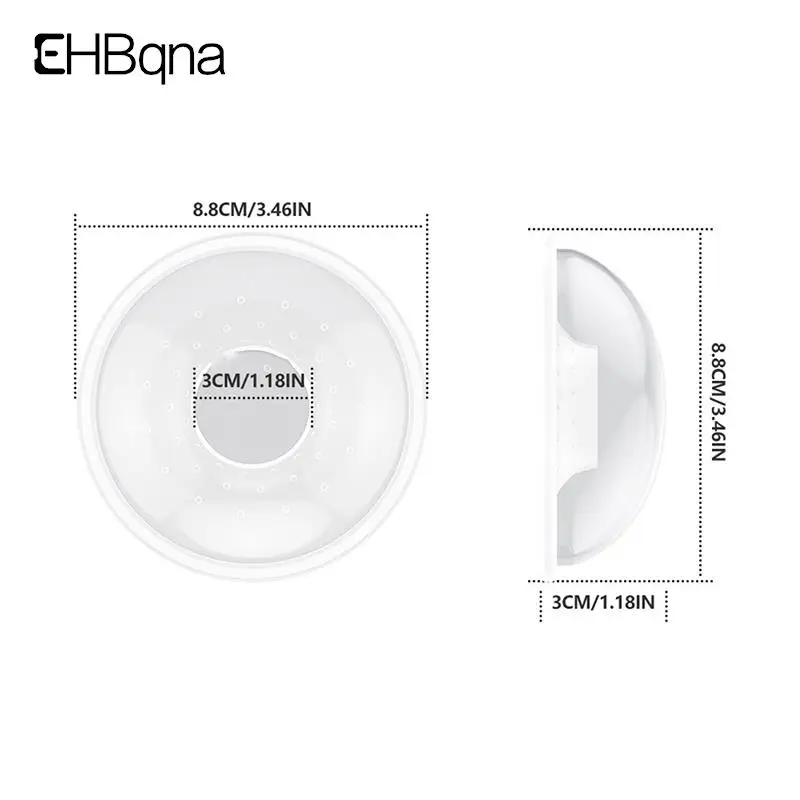 1PC Baby Care Anti Galactorrhea Pad Breast Milk Silicone Collector Spilled Milk Leaking Container Soft Reusable Nursing Pad breast pads breast milk collector milk pads