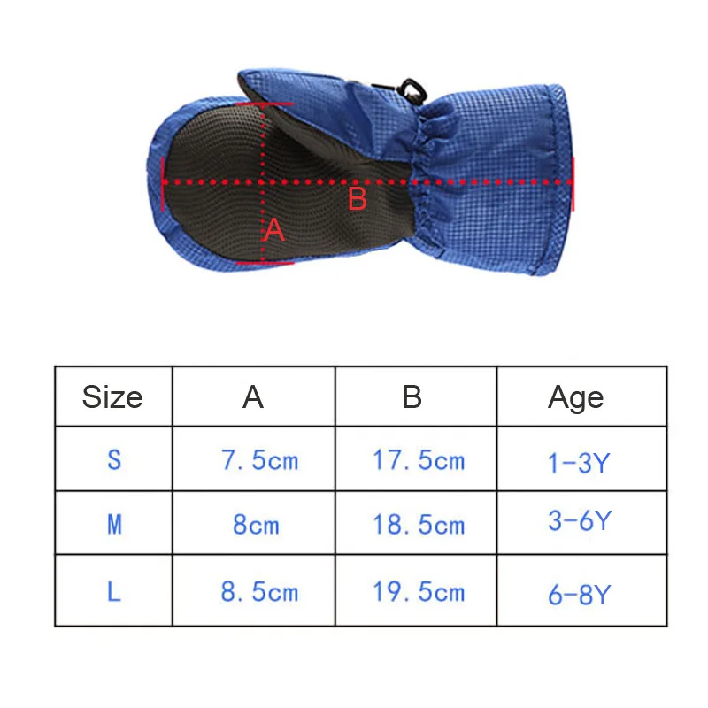 Cute Baby Winter Gloves for Skiing Cartoon Dog Bunny Waterproof Children Ski Gloves Snowboard Outdoor Winter Kids Mittens 1-6Y, winter gloves,ski gloves,baby mittens