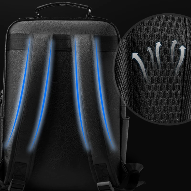 17.3-inch laptop backpack, business briefcase, with multiple compartments, adjustable shoulder straps, travel backpack