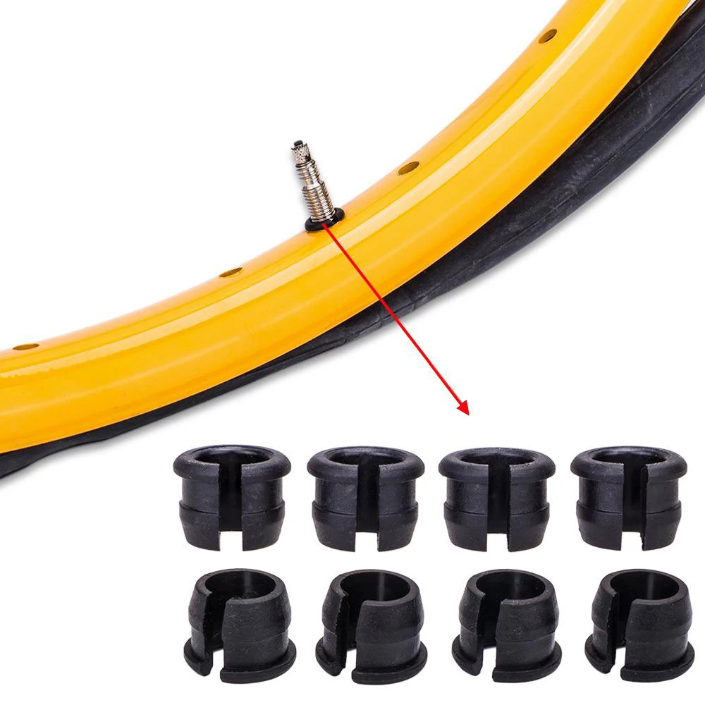 

8pcs Bicycle Valve Converter MTB Road Bike Schrader Valve Rim Convert To Presta Valve Inner Tube Adapter Transfer Bushing Plug