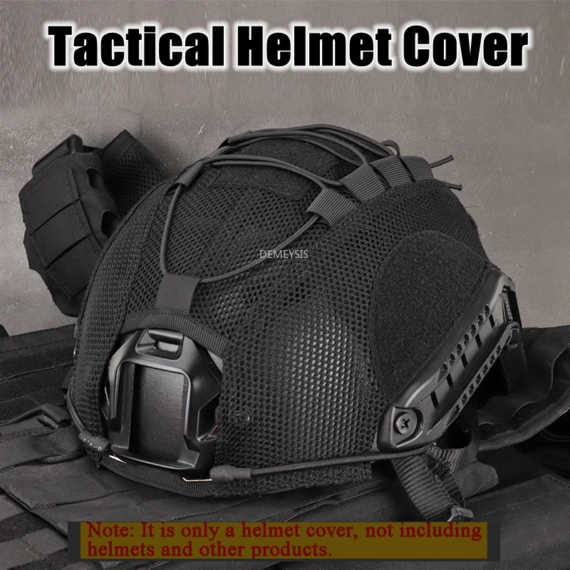 

Чехол для тактического шлема Fast BJ / PJ/MH, ткань для шлема для страйкбола, военного пейнтбола, охоты, снаряжения для стрельбы без шлема