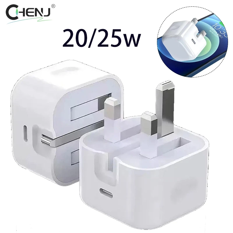 AC Power Adapter Charger 1pcs 20/25w Type-C Plug Quick Charger Fast Charging Phone Accessories Charger Head Accessories