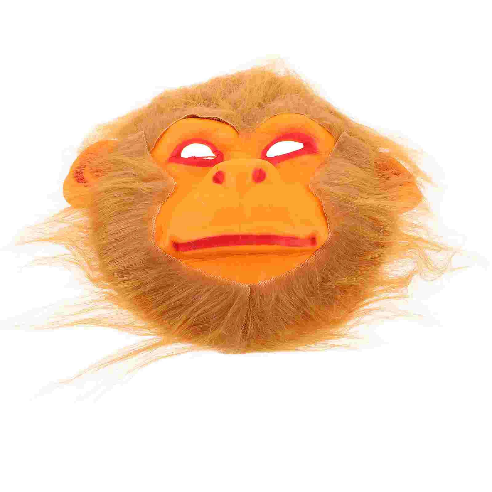 Halloween Horrible Realistic Free Size Scary Creepy Monkey Masquerade Supplies Party Props Cosplay Costumes