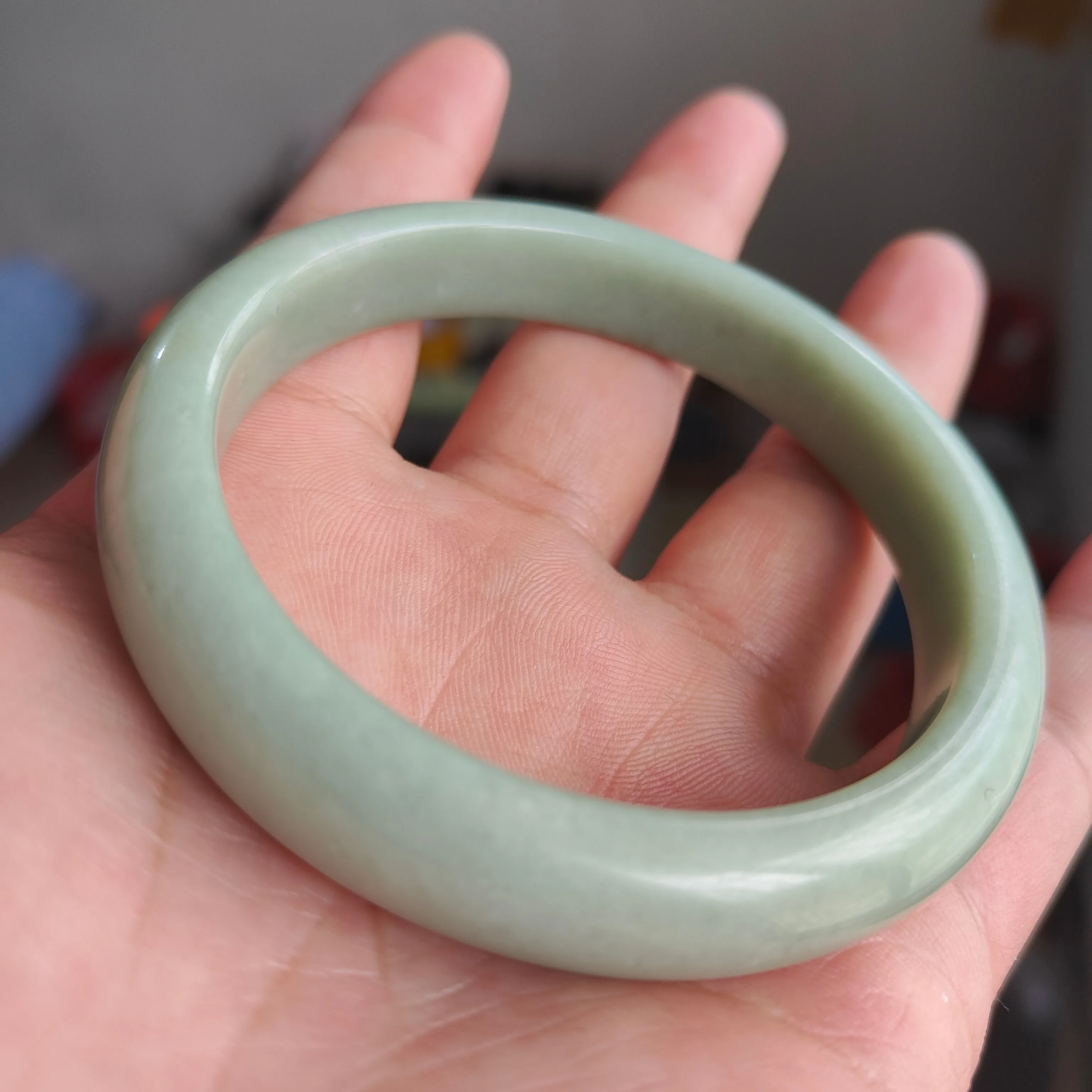 Real Jades Bangles Women Fine Jwellery Genuine Natural Myanmar Jadeite