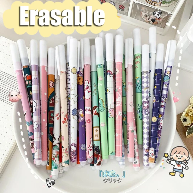 12 PCS Colored Gel Pens Set Kawaii Blue 0.5 Mm Ballpoint Pen For Journal  Cute School Supplies Korean Stationery - AliExpress