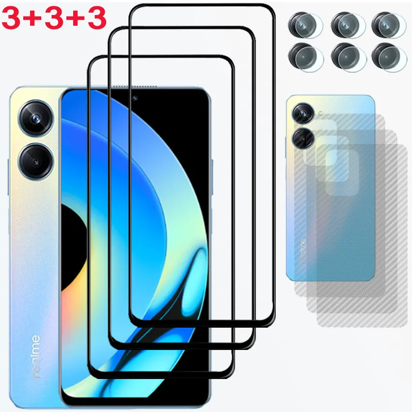 Realme 10 Pro Vetro Realmi 10 Pro Accessori Telefono Realme10 Pro Pellicola Fotocamera Realme 10Pro Protezione Schermo Realme 10 5G Vetro Protettivo O
