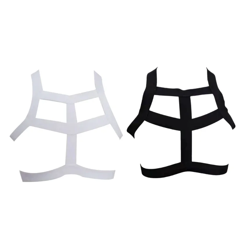 Men Chest Harness Belt Elastic Shoulder Body Strap Raves Cosplay Costume Halter Belt Muscles Protector for Men Gifts