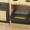 2Pcs 1/12 Miniature Dollhouse Baking Tray Pretend Play Kitchen Cooking Toy Set Doll House Decor Cutlery Cookware Accessories Toy 4