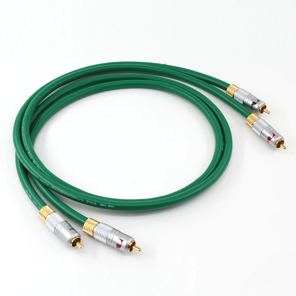 

High Quality Hifi Audio 2328 Copper HiFi Audio Cable RCA Interconnect Cable 1m Audio Video Cable for Hifi Audio