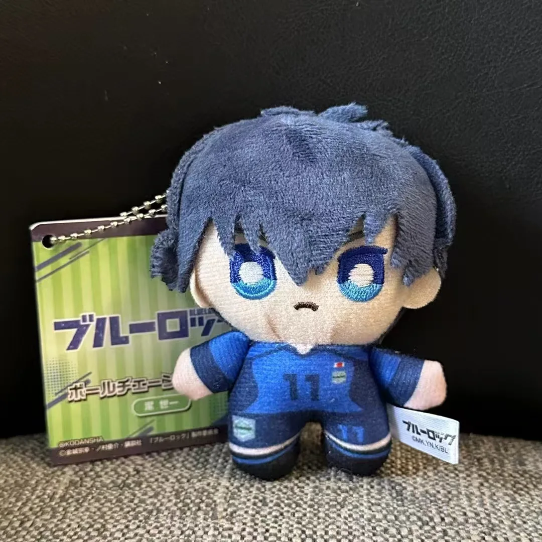 thumbnail image 1 of 6 Style New 10cm Blue Lock Plush Pendant KeyChain Isagi Yoichi Nagi Seishiro Mikage Reo Rin Itoshi Itoshi Sae Doll Toy For Gift, 1 of 4
