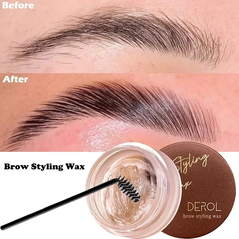 Crema 3D impermeable para cejas, 1 piezas, maquillaje de secado rápido, jabón para esculpir cejas, pomada Natural para cejas