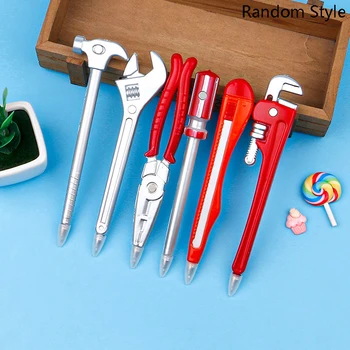 1Pcs random Ball Pens Simulation Hardware Tools Vise Screwdriver Pliers Hammer Toy Modelling Ballpoint Pen