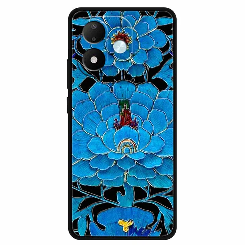 Embossed 3D Relief Soft Silicone Protective Phone Case