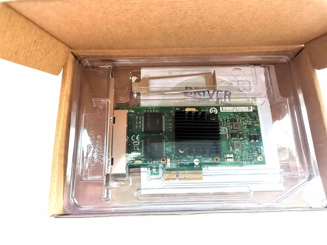 1GbE Ethernet Card I340-T4 Quad Copper RJ-45 PCI-E X4 1000Mbps LAN 