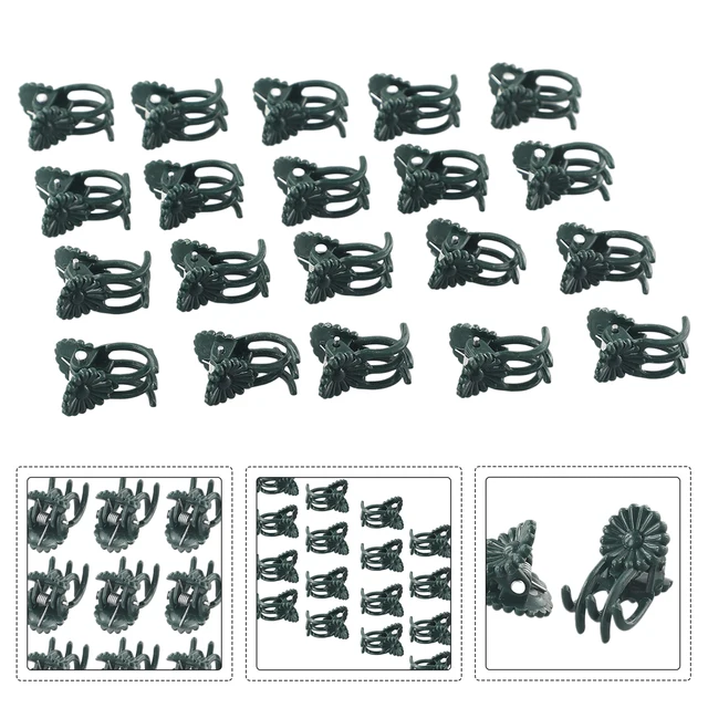 20pcs Garden Plant Clips Butterfly Orchid Clips Plant Support Stem Clamps Garden Flower Vine Plant Support Garden Tools 3