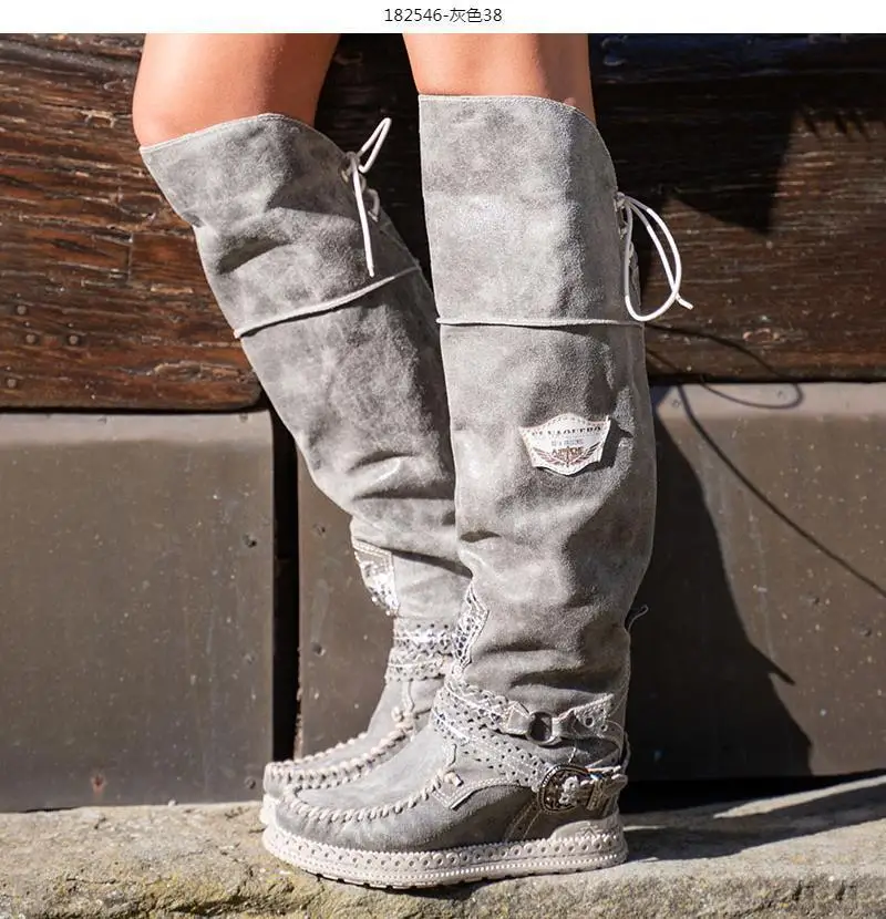 

2022 new women's round toe leather boots side zipper fashion boots breathable boots kitten heel shoes