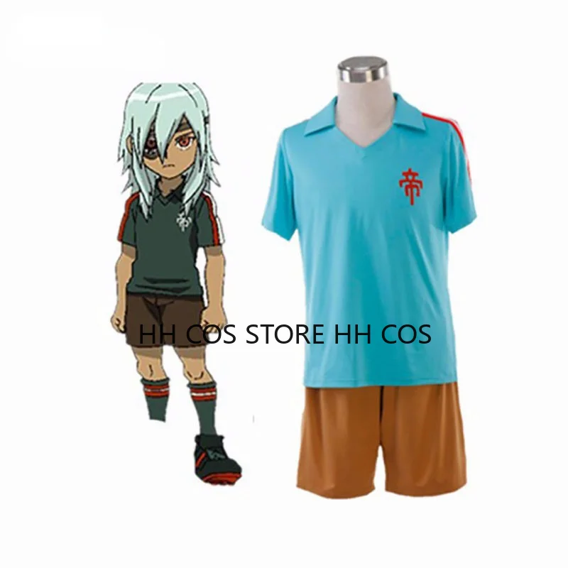 Nuovo Inazuma Eleven Costume Cosplay Scuola Imperiale Blu Estate Calcio Ragazzi Trikot