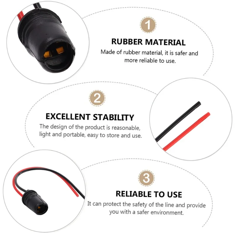 LED Lamp Bulb Base Light Holder LED Lamp Bulb Light Bulb Socket Socket Connector Plug Adapter T10 W5W Car Wedge Light Bulb Socket Connector Holder Extension LED Lamp Bulb Base Holder Socket Wedge Base Light Plug